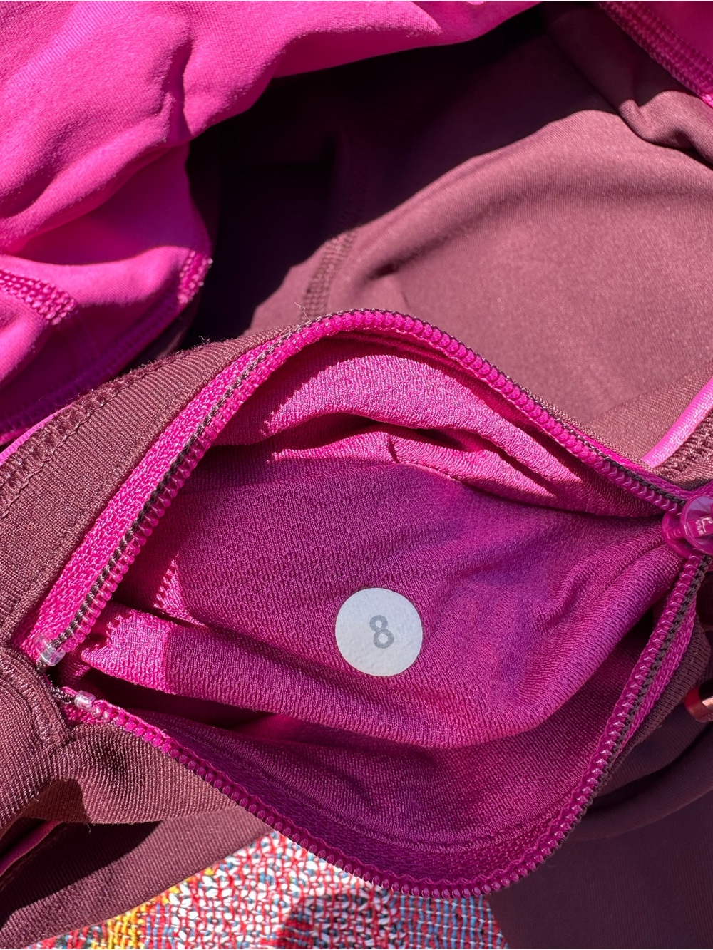 lululemon athletica Pace Queen Leggings Bordeaux Drama Maroon - Picture 8 of 8